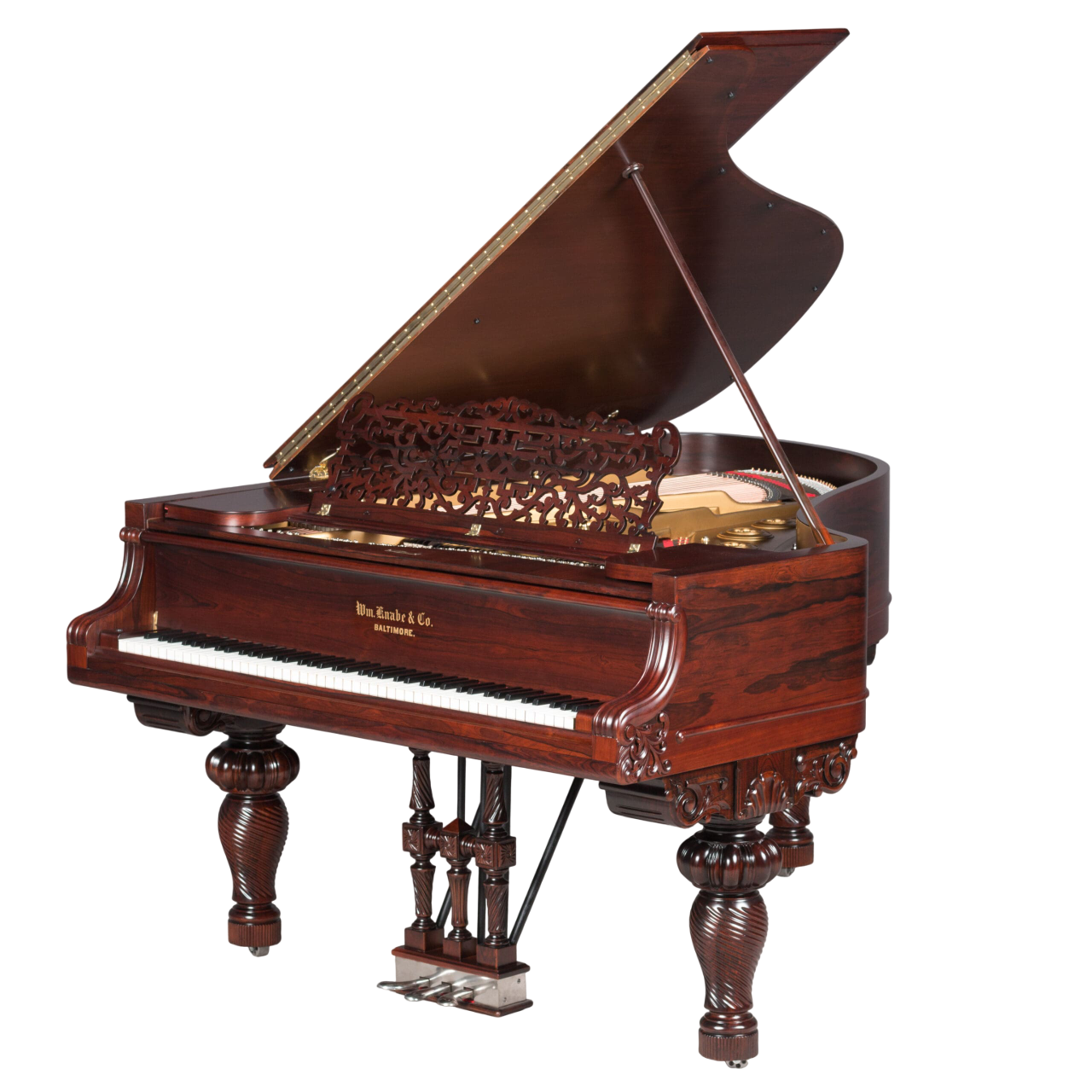 Knabe piano geschiedenis vleugel